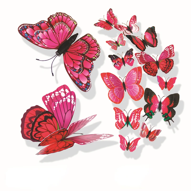 

Blue Butterfly Magnetic Fridge Magnet Modern home decoration Decoration of nature living room bedroom decor wall stickers