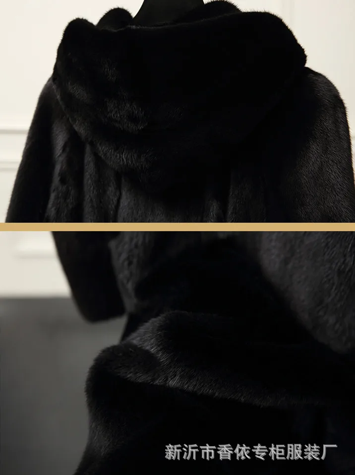 Women real mink coats female mink fur coat genuine long fur coat ladies winter clothes oversize 6xl 5xl 7xl natura fur coats