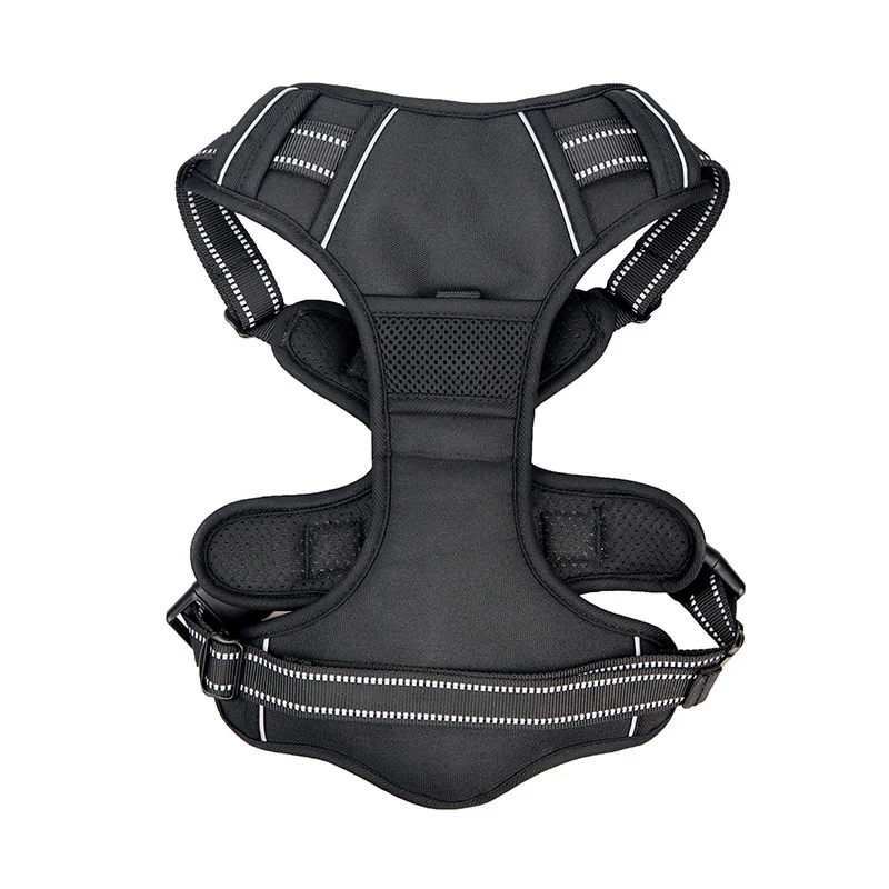 Светоотражающие ремни для собак средний и большой из ткани Оксфорд сзади ночью