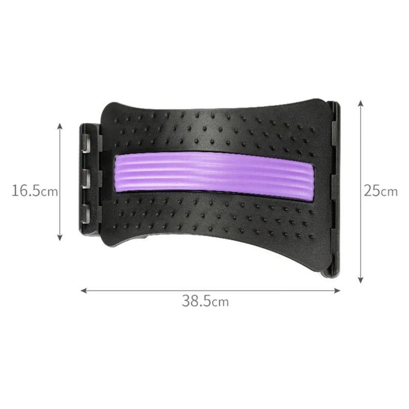 

Back Stretcher Massager Fitness Lumbar Support Massagers Relief Waist Spine Pain