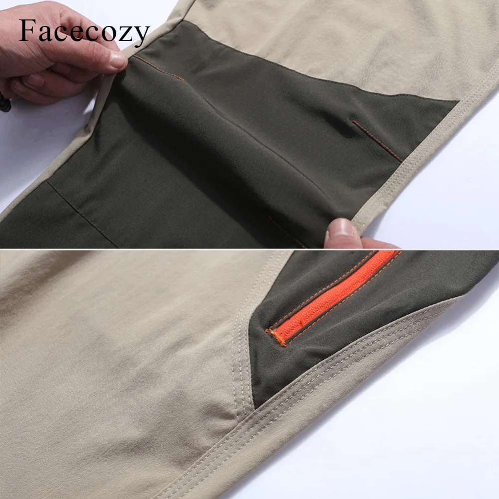 Facecozy мужские летние дышащие походные брюки для рыбалки быстросохнущие