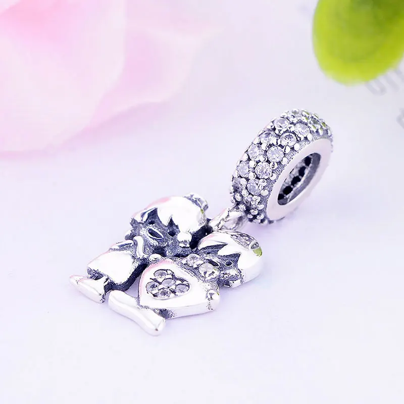 Подвеска Шарм из серебра 925 пробы с бусинами для мальчиков и девочек|Бусины| |