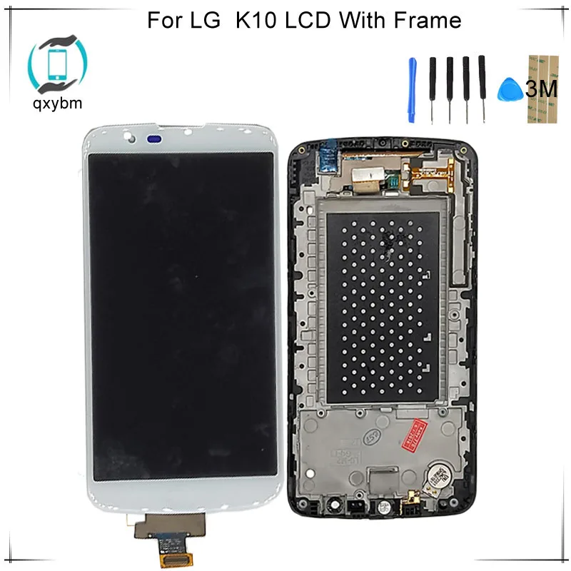 5 3 ''для LG K10 lcd LTE K430 K430DS K420N 420N ЖК дисплей с рамкой сенсорный экран дигитайзер