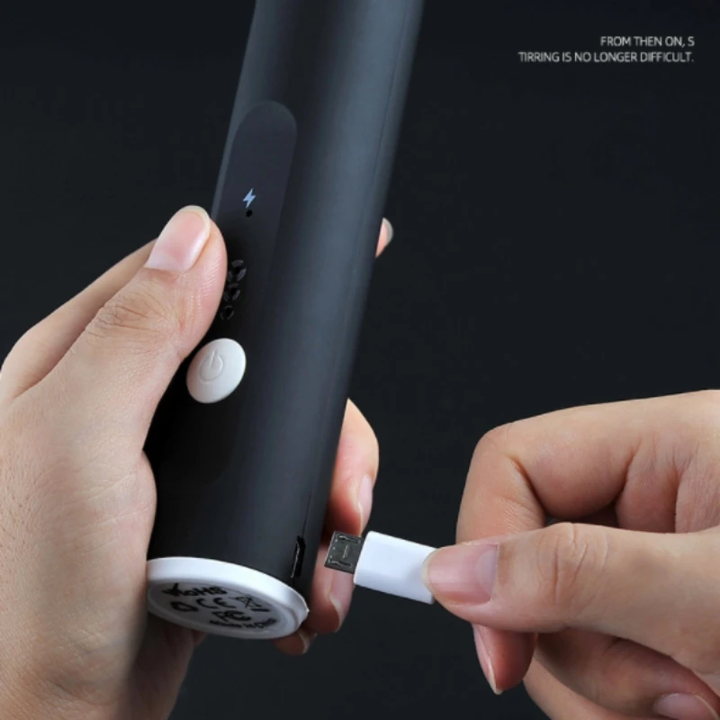 

Whisk Household small Electric Mixer Milk Frother 304 stainless steel USB charging 23 * 10.9 * 4.8cm