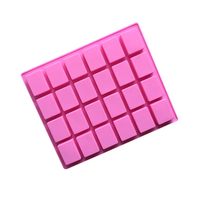 24 полости небольшой площади мыла льда Куб Пресс формы &quotсделай сам&quot свечная