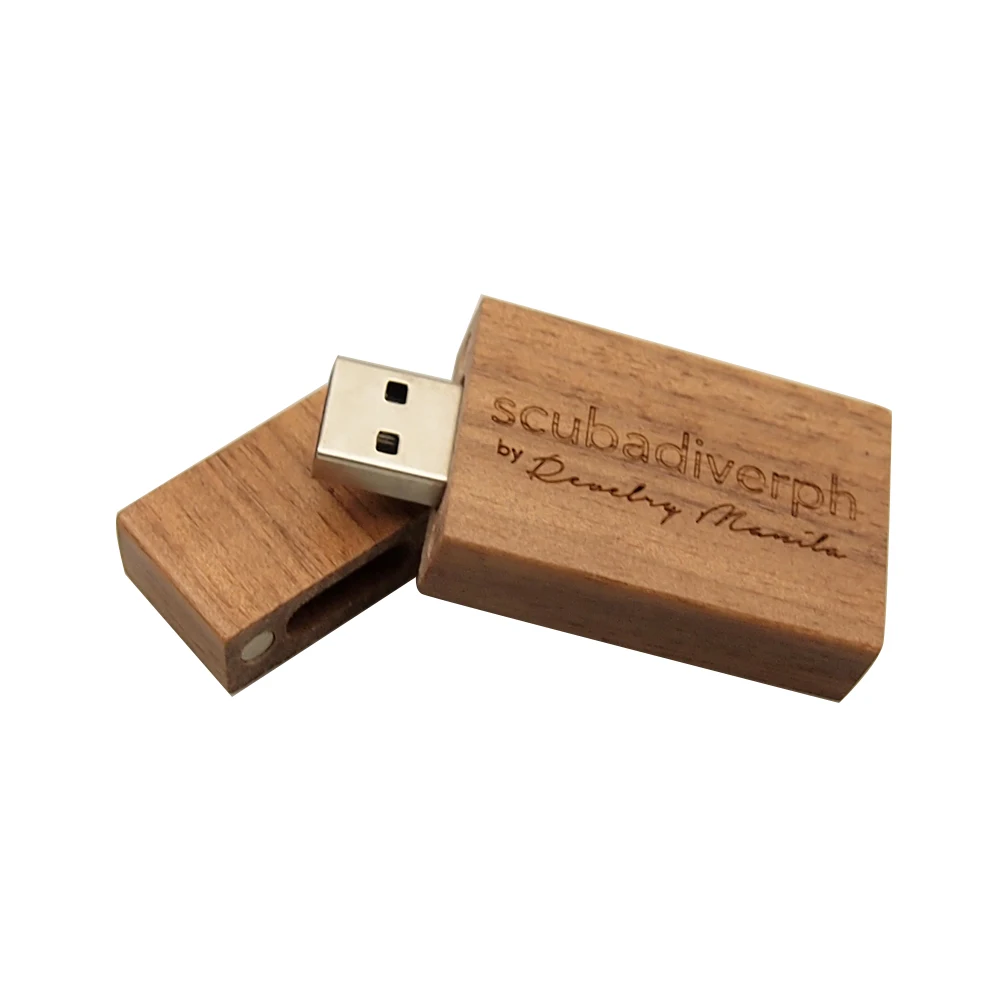 Деревянные USB + коробка флеш накопитель Флэшка 4 Гб оперативной памяти 16