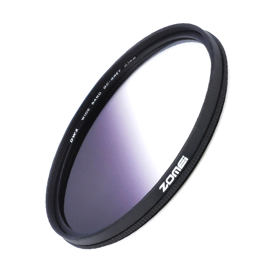 

Ultra Slim Optical Graduated Color Camera Lens Filter For Canon Camera Gray