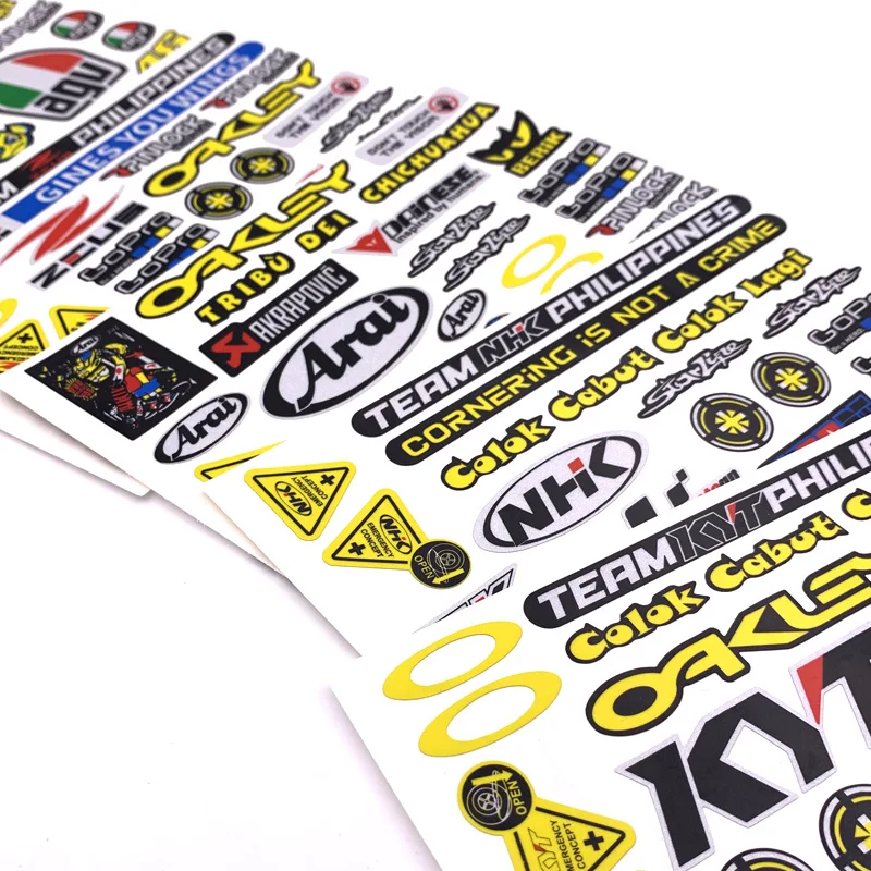 Мотоцикл go-kart Багги шлем объектив Декоративные наклейки для AGV SHOEI ARAI KYT NHK ZEUS LS2 EVO |