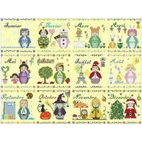 russian dolls in december counted cross stitch 11ct 14ct 18ct diy cross stitch kit embroidery needlework sets home decor