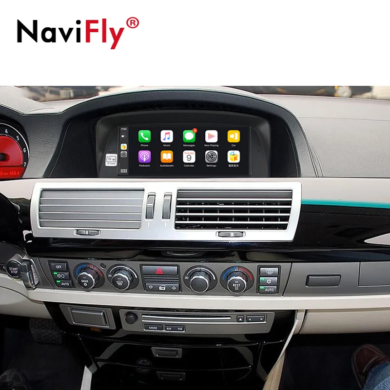 melhor Android 10.0 Do Carro DVD GPS De Navegação Para BMW Série 7 E65 E66 2001 ~ 2008 CCC Sistema De MÁSCARA Carplay Android DSP Auto 4G LTE
