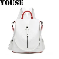 youse compound cowhide bag schoolbag for girls womens backpack 2021 travel large backpack womens bag female mochila backpack