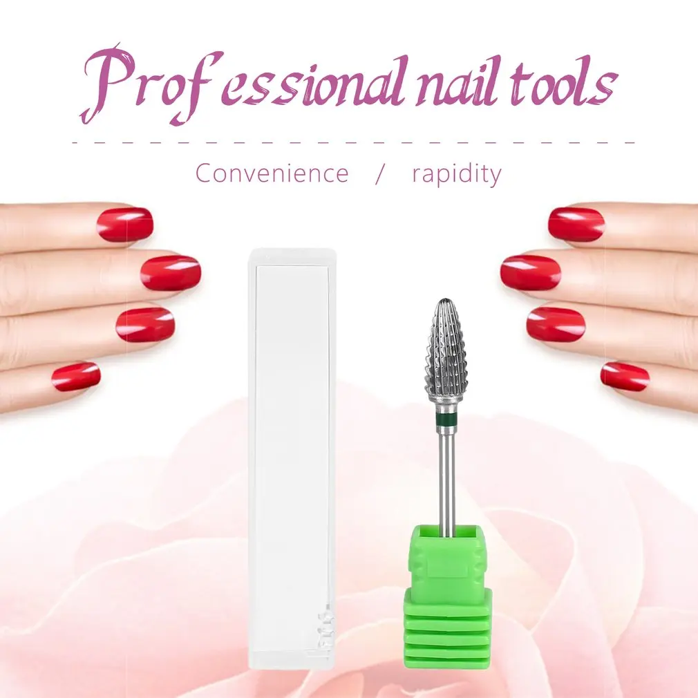 1 шт. большое твердосплавное сверло для ногтей в форме конуса электрическая пилка