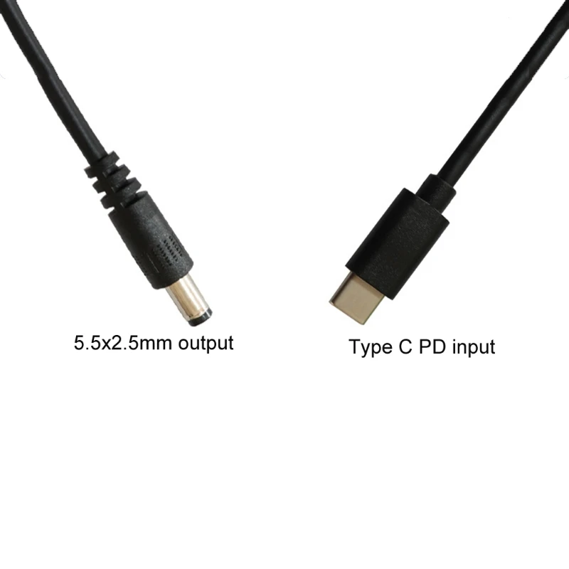 

2022 Новый USB C/Type-C PD до 12 В 5,5x2,5 мм Конвейерный адаптер-кабель для Wi-Fi маршрутизатора ноутбука