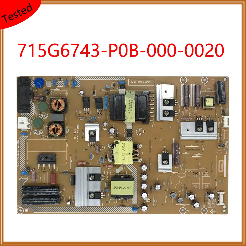 

715G6743-P0B-000-0020 Original Power Supply TV Power Card Original Equipment Power Support Board For TV 715G6743 P0B 000 0020