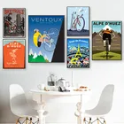 Настенный постер в скандинавском стиле для занятий спортом, велоспортом, соревнований, настенный художественный постер на холсте, простой домашний декоративный постер с рисунком