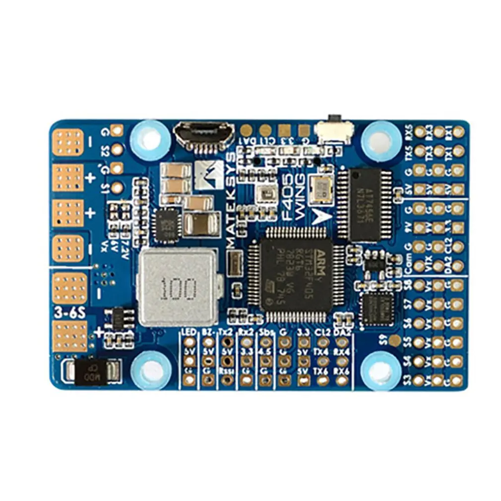 

Система управления полетом Matek Φ STM32F405, ремень управления полетом INAVOSD MPU6000 BMP280, поддержка летающих краев, фиксированные края