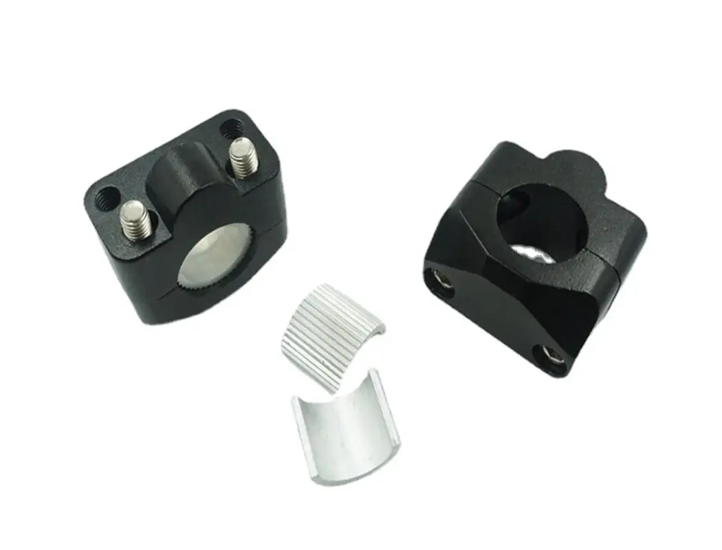 

4Pcs 7/8 inch/22mm to 1 inch/25mm Motorcycle Handlebar Mount Riser Clamp Conversion Shim Spacer Aluminum Alloy for Motorcycle