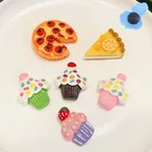 Десерт Торт Пицца еда Высокая Имитация обуви аксессуары обуви украшения для талисманов обувь подходит для браслета детские подарки Croc Jibz