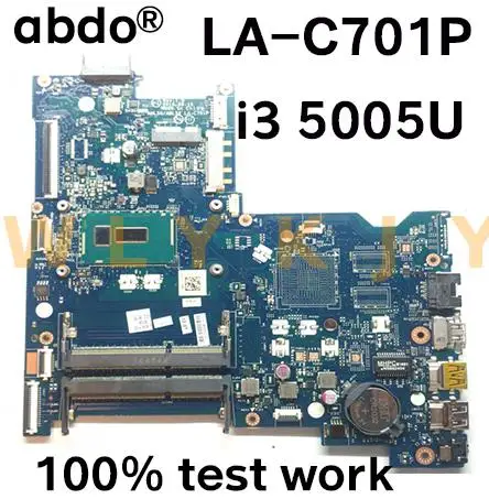 Материнская плата AHL50 / ABL52 для ноутбука HP 15-AC 15T-AC 250 G4 Процессор i3 5005U DDR3 100%