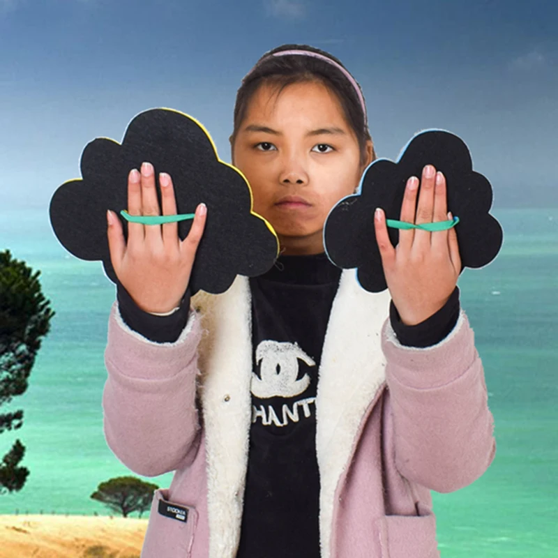 Реквизит для танцев улыбающиеся лица игры с облаками церемонии открытия