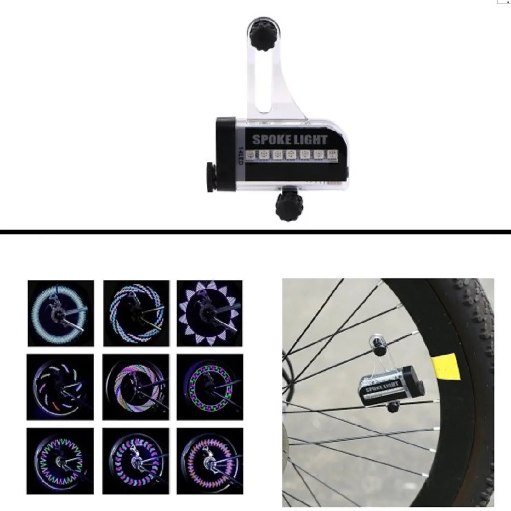 

14 светодиодсветильник колёс для велосипеда или мотоцикла, водонепроницаесветильник IPX5