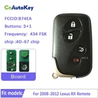 CN052011 послепродажный смарт-ключ с 4 кнопками для 2008-2012 Lexus RX Remote с 433 МГц FCCID номером B74EA 89904-48242 89904-48241