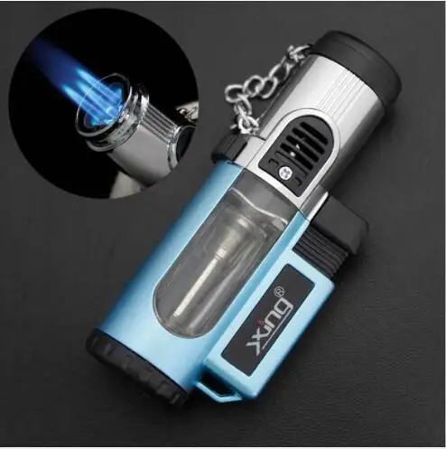 Креативная Бутановая газовая надувная Зажигалка 1 одиночная/3 прямая мощная