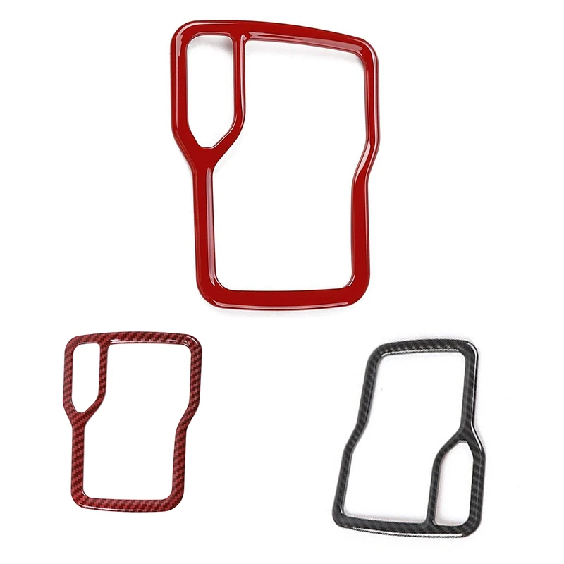 

Gear Shift Panel Trim Cover ABS Frame Bezel for Jeep Wrangler Accessories 2018-2021 JK JKU Sport Sahara