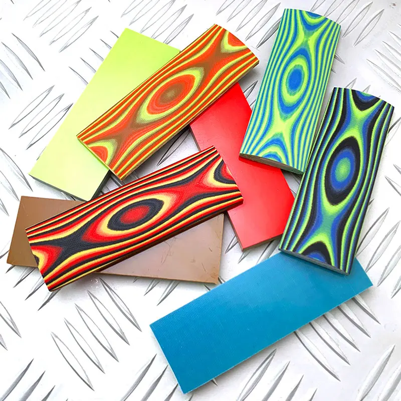 Цветная прослойка для ручек ножей G10 2 шт. материал накладок на хвостовик ножа