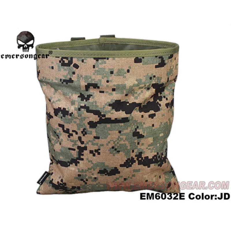 JD Emerson gear тактический висячий чехол CQC Складная Сумка-самосвал MOLLE утилита Органайзер охотничий EDC поясной чехол военный страйкбол снаряжение - Цвет: JD