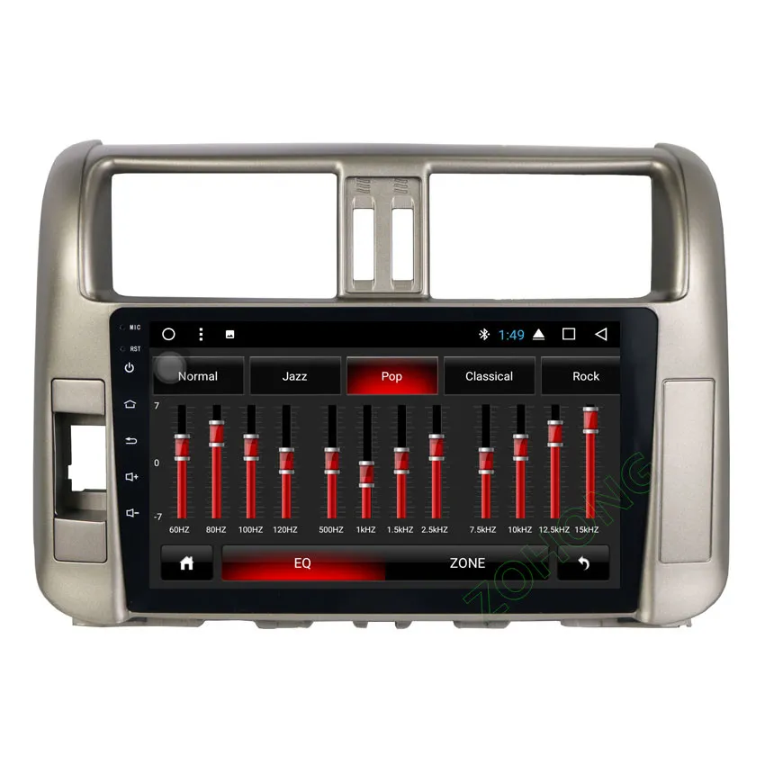 2.5D Octa 8 ядра Android автомобильный мультимедийный DVD плеер для Toyota Prado 150 2010 2011 2012 2013 авто автомобильный радиоприемник с навигацией GPS