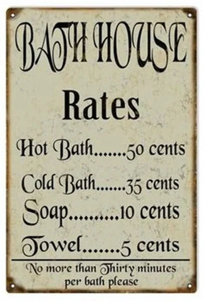 

Vintage Bash House Laundry Room Metal Tin Sign 8x12 Inch Retro Home Wash Room Bathroom Wall Decor