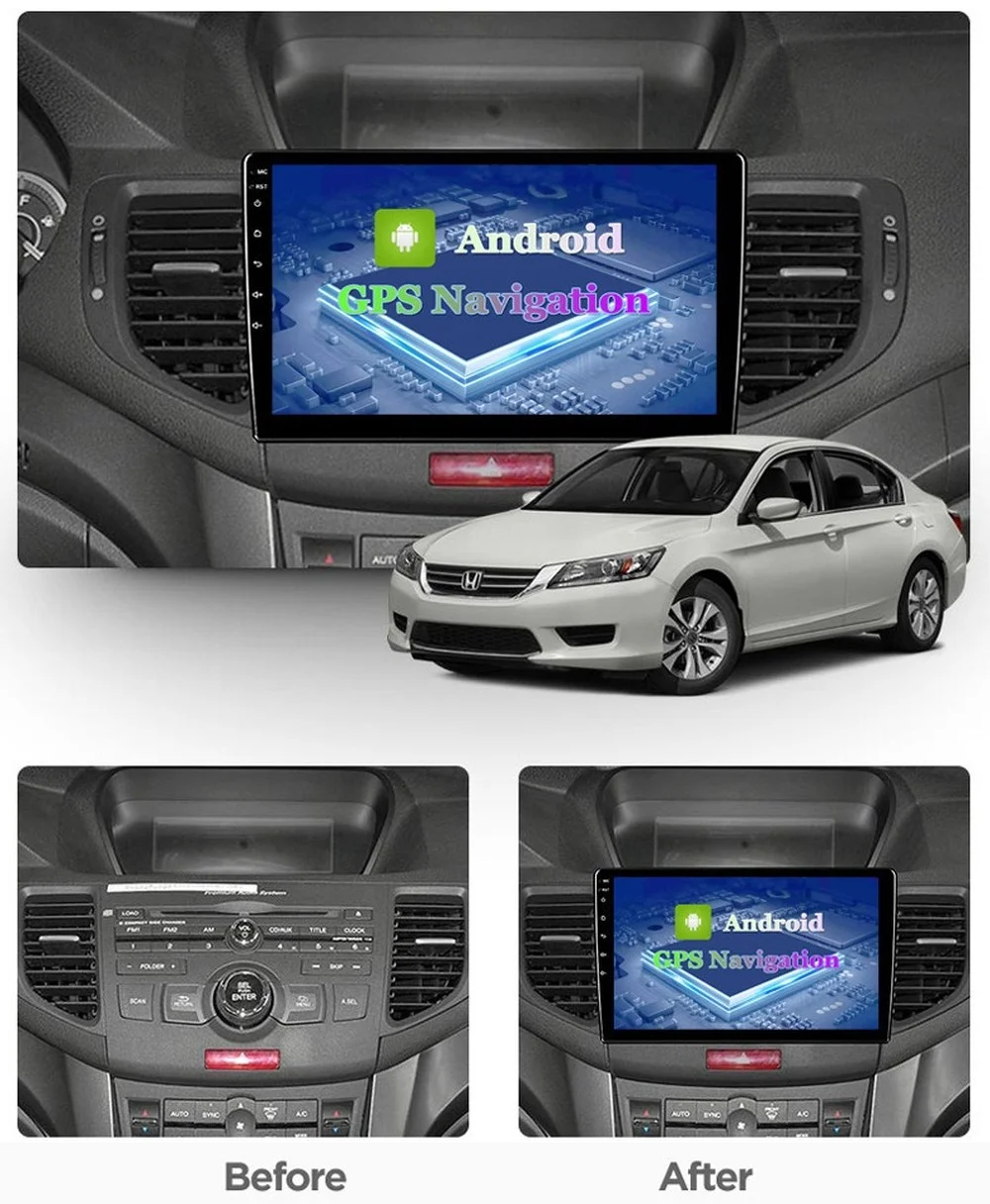 Автомобильный радиоплеер Android 10 0 для Honda ACCORD 2008-2013 автомобильный GPS-навигатор с Wifi