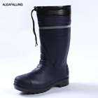Сапоги Aleafalling мужские, теплые, водонепроницаемые, до колена