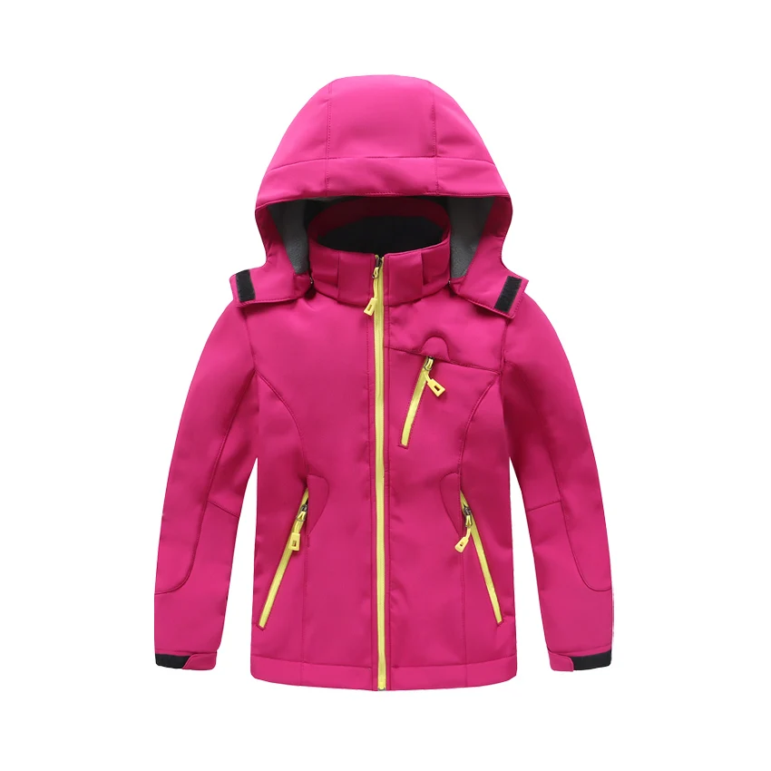 

Children Winter Fleece Softshell Jackets Kids Sport Outdoor Windproof Waterproof Girl Boy Camping Hiking Trekking Warm Coat