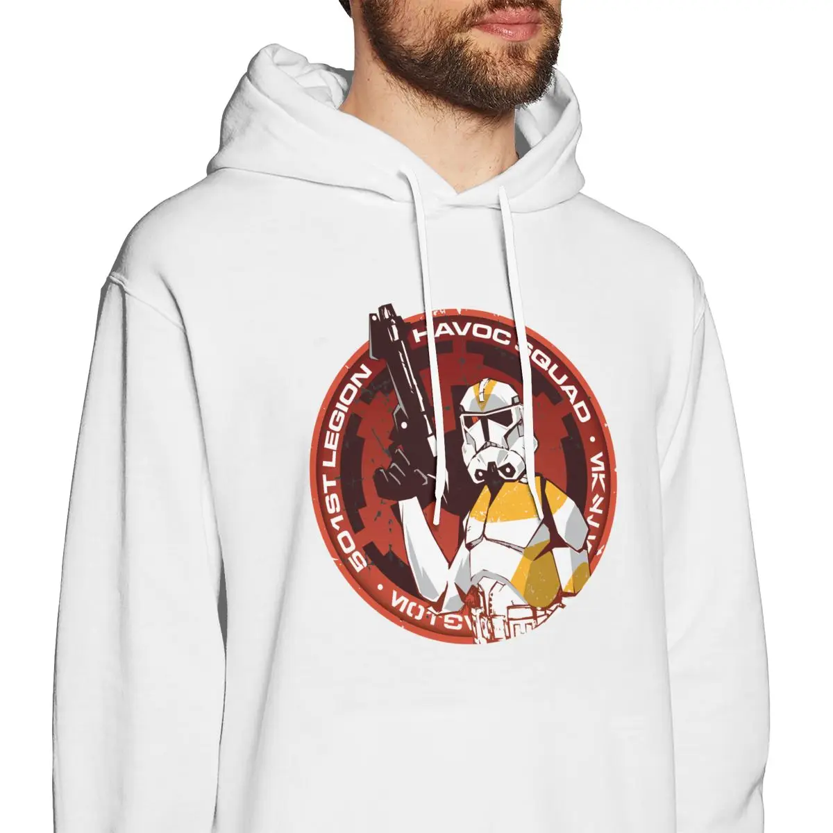 

NOISYDESIGNS 2019 Fashion Colorful Hoodies Men's Winter Sweatshirts Legion Clone Printed Boys Hip Hop Streetwear Sudadera Hombre