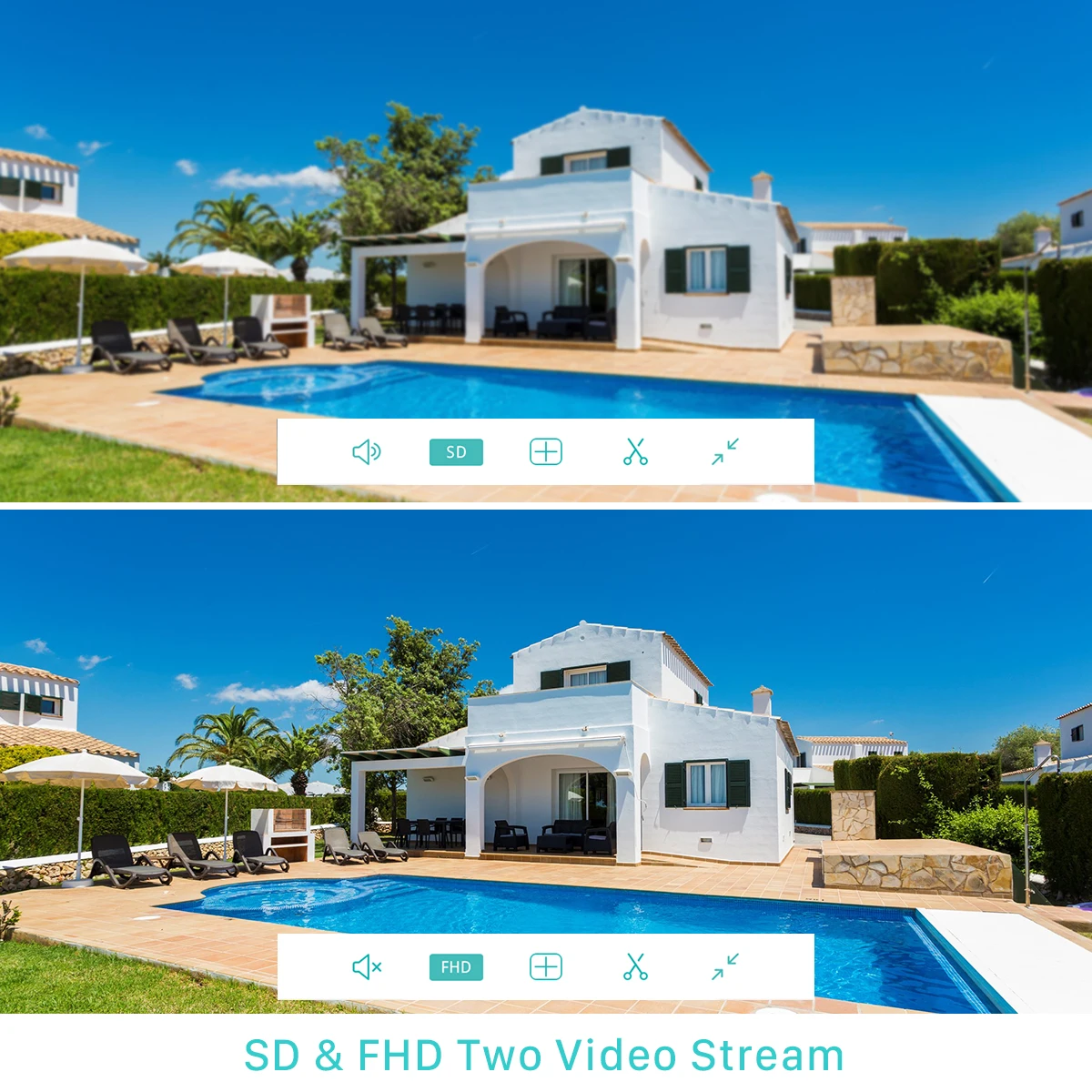 Besder 1080P FHD H.265 Водонепроницаемая WiFi камера движения голосовое оповещение двойная антенна ip-камера Аудио ИК ночного видения CCTV наблюдения