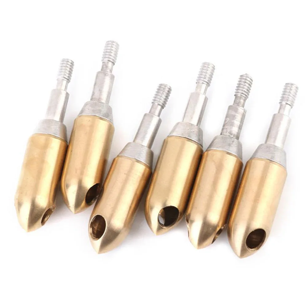 1/2/5 шт Медь железа свист стрелы широких зазубренных наконечника на открытом