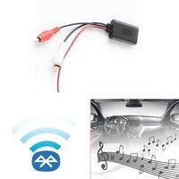 universal bluetooth aux receiver module 2 rca cable adapter play auto audio input stereo radio c4l7 wireless music car