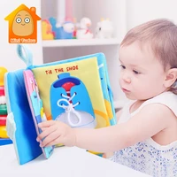 soft books infant early cognitive development my quiet books baby goodnight educational unfolding cloth book activity book