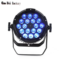 waterproof led par light 18x18w rgbwauv 6in1 by dmx512 control lyre wash sound activated professional dj outdoor entertainment