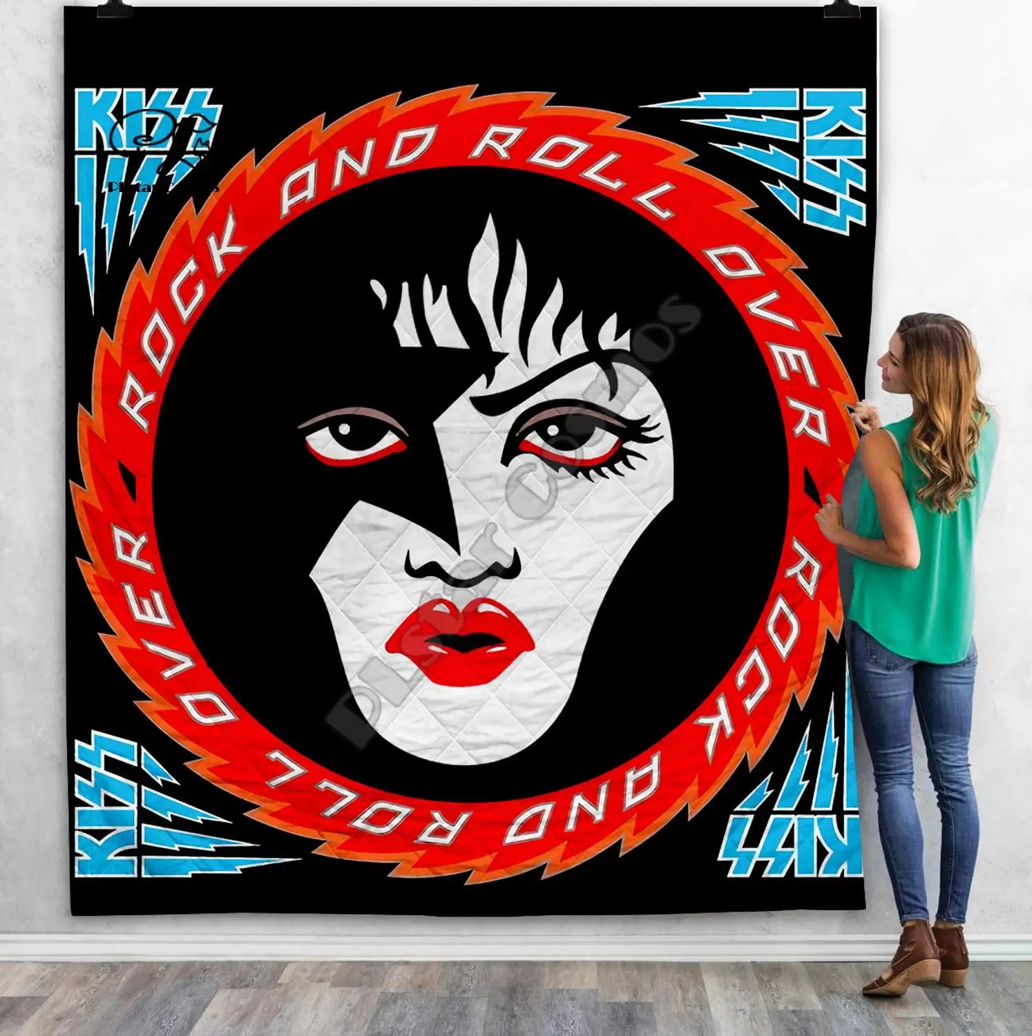 Постельное белье KISS Rock & Roll All Nite вечерние НКИ 3D одеяло для детей и взрослых мягкое