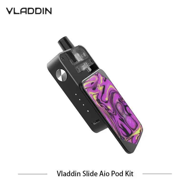 Оригинальный набор Vladdin Slide Aio Pod аккумулятор 1000 мА/ч емкость 2 мл со сменными