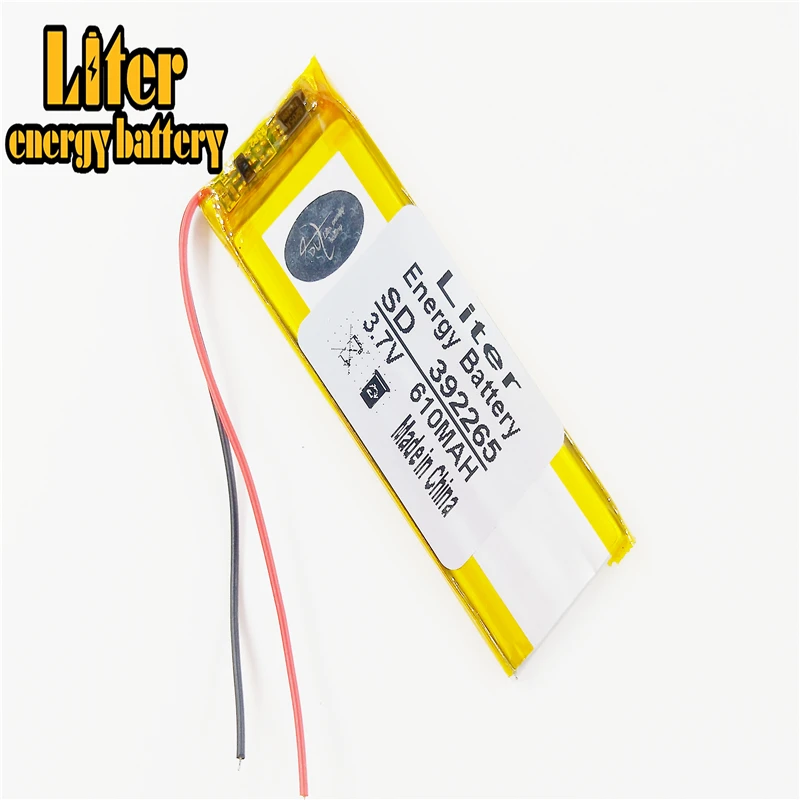 392265 3 7 V 610mah литий полимерная батарея с защитной платой для MP4 GSP PSP цифровые