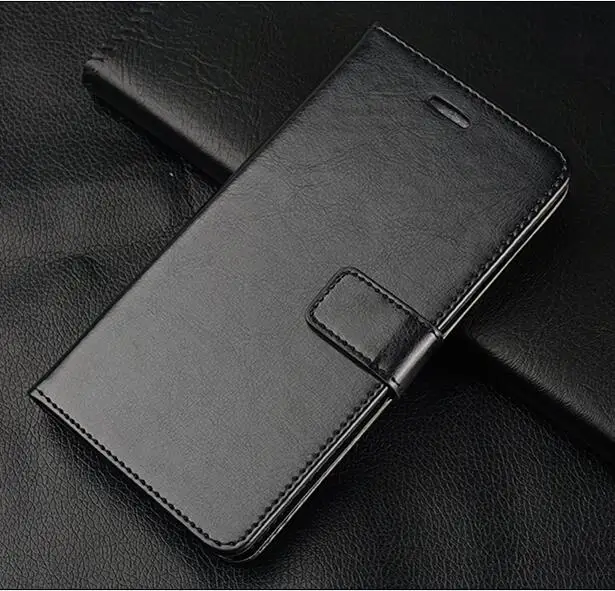 Винтаж премиум-кошелек из ПУ/кожи с откидной крышкой чехол для huawei GR5 KII-L21 L22 L05/Honor 5x x5 5 X KIW-L21 L24 KIW-TL00 KIW-TL00H - Цвет: Black