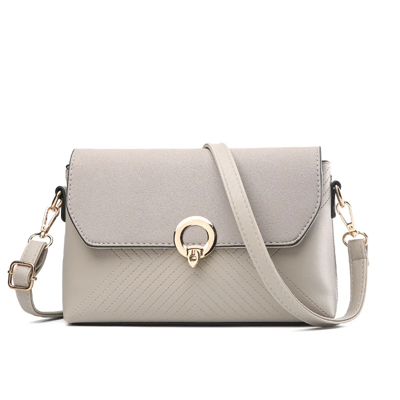 

Small Square Bag Women's 2021 Spring New Flip Women's Shoulder Bag Car Stitching Satchel Casual Women's Bag