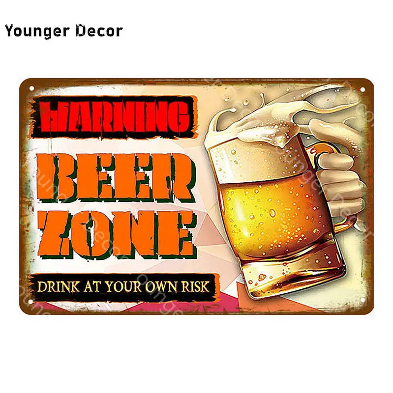 Love Beer Zone декор для вечеринки виски бренди металлические знаки тарелка напитков