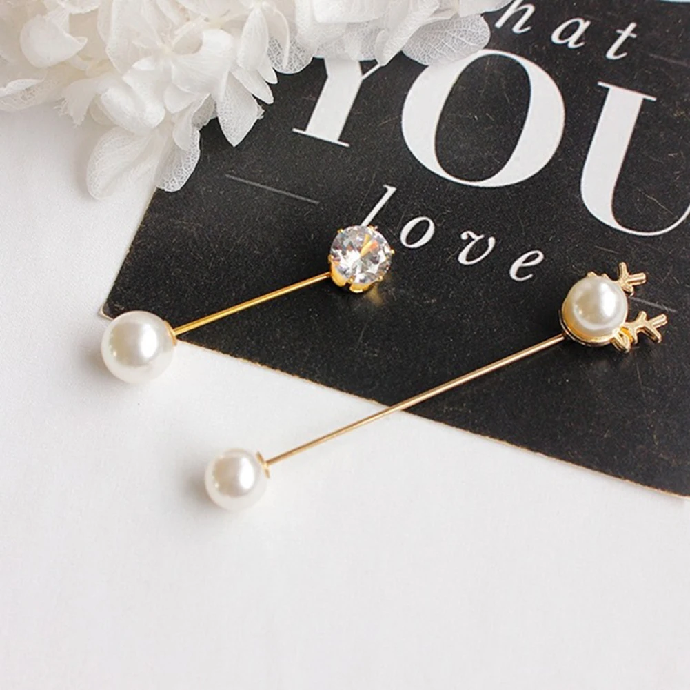 Жемчужная брошь на шарф булавка головной платок шаль для женщин мусульманский