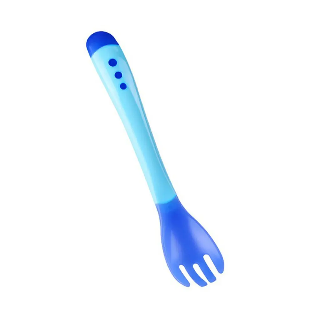 

Hot Sale Baby Soft Silicone Spoon Candy Color Temperature Sensing Spoon Children Food Baby Feeding Tools