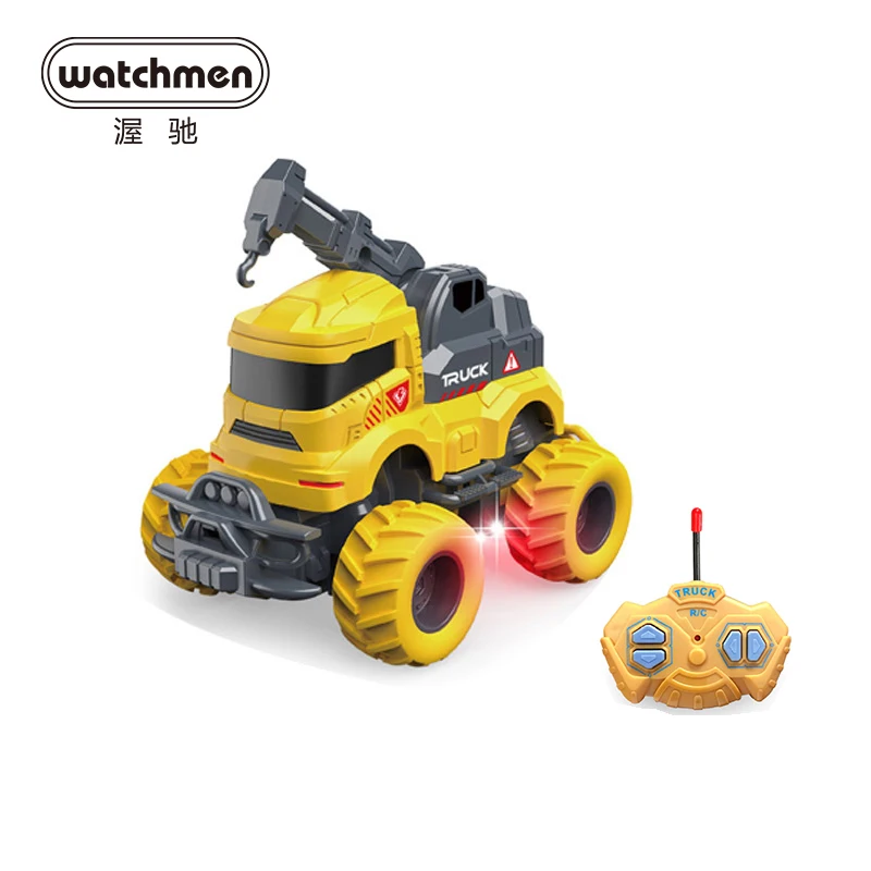 

Мини RC автомобиль 27 МГц радио точность дистанционного управления грузовики экскаватор ABS анти-столкновения кран с светодиодный светильник ...